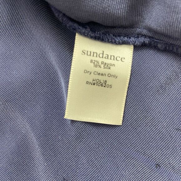 Sundance Velvet Silk Blend  Pullover Top Blue Size PS - Picture 6 of 9